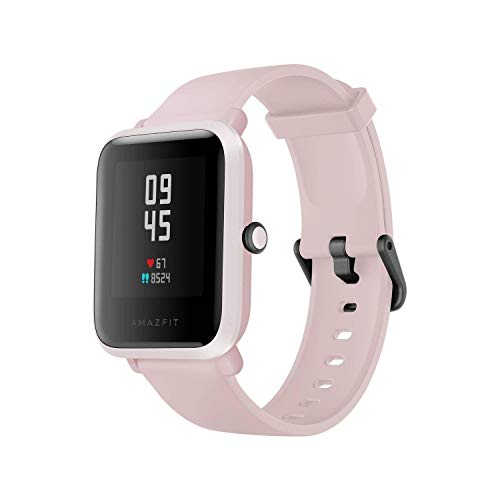 Amazfit Bip S Smartwatch 5ATM GPS GLONASS -Reloj inteligente con bluetooth y conectividad con Android e iOS - Version Global (Rosa)
