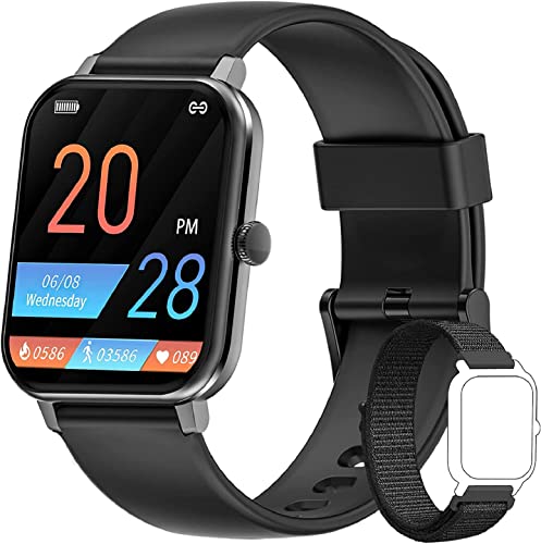Blackview R3 Pro Smartwatch, Reloj Inteligente Hombre Mujer -Oxímetro Termometro, Caloría Podómetro, Ciclo Menstrual, Pantalla Grande de 1,69 Pulgada, Reloj para Android e iOS (Versión Mejorada 2022)