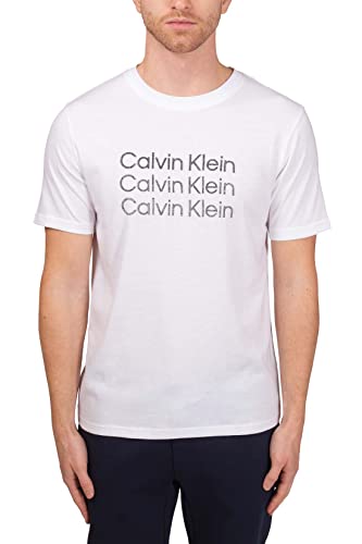 Calvin Klein - Men's Relaxed T-Shirt with Triple Logo - Size S