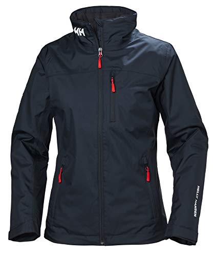Helly Hansen W Crew Midlayer Jacket Chaqueta Impermeable, Mujer, Navy, S