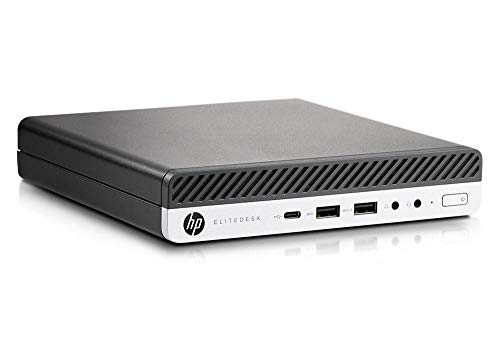 HP EliteDesk 800 G3 - Ordenador de sobremesa mini USDT (procesador Intel Quad Core i5 de 256 GB SSD, disco duro de 8 GB, Windows 10 Pro, incluye W-LAN)