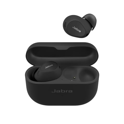 Jabra Elite 10 Auriculares Inalámbricos Bluetooth Intrauditivos con Cancelación Activa de Ruido Jabra Advance, 6 Micrófonos Integrados, y Sonido Dolby Atmos - Negro Mate
