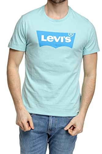 Levi's Graphic Crewneck Tee Camiseta Hombre, Batwing Pastel Turquoise, XXL