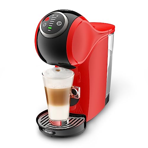 Nescafé Dolce Gusto Genio Plus Line De'Longhi EDG315.R - Cafetera automática de cápsulas, 15 bares de presión, 0.8 l, color rojo