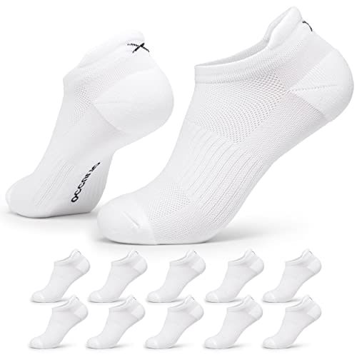 Occulto calcetines tobilleros deportivos mujer 10 pares (modelo: Katrin) blanco 35-38