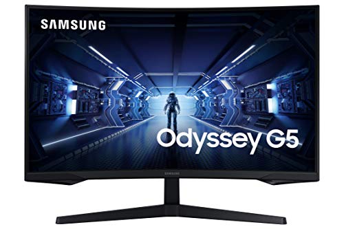 Samsung LC32G53TQBUXEN - Monitor Curvo Gaming 32'' WQHD, 2560x1440, 16:9, 2500:1, 1000R, 144 Hz, 1 ms, 250 CD/m², HDMI, AMD FreeSync Premium, Negro