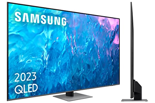 SAMSUNG TV QLED 4K 2023 55Q77C - Smart TV de 55" con Procesador QLED 4K, Motion Xcelerator Turbo+, Q-´Symphony y 100% Volumen de Color