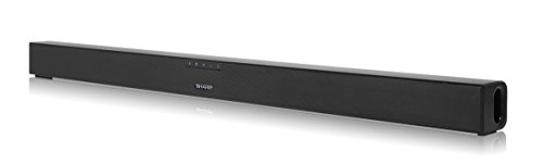 Sharp HT-SB140 2.0 - Barra de sonido cine en casa (Bluetooth, HDMI, ARC/CEC, 150 W de potencia, 95 cm) color negro brillo