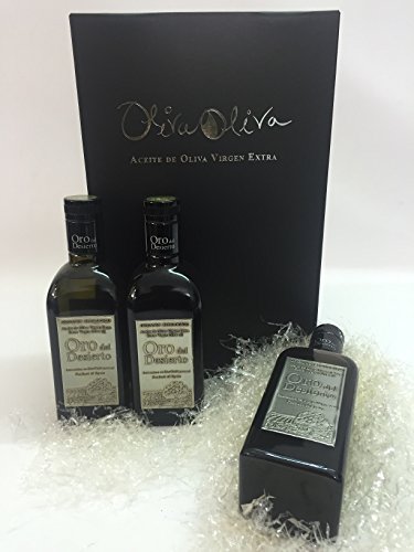 3 botellas x 500ml - Oro del desierto Coupage Aceite de Oliva Virgen Extra Ecológico