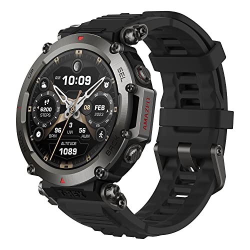 Amazfit T-Rex Ultra SmartWatch Reloj Deportivo Premium Multideporte con GPS Navegación en Tiempo Real Ejercicio de Fuerza 160+ Modos Deportivos Frecuencia cardíaca Monitoreo SpO2
