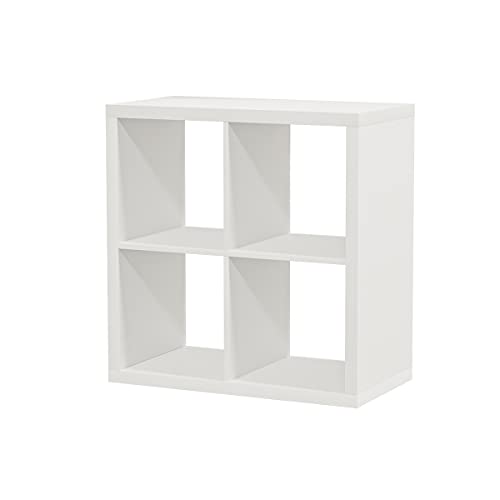Ikea Kallax Estantería para Libros, estantería de Pared, Separador de Espacios, Color Blanco (77 x 77 cm)
