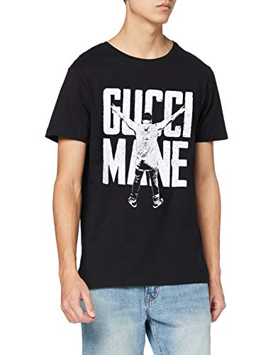 MERCHCODE Merch Código Hombre Gucci goldmane Victory tee – Camiseta, Hombre, Gucci Mane Victory tee, Negro, Large