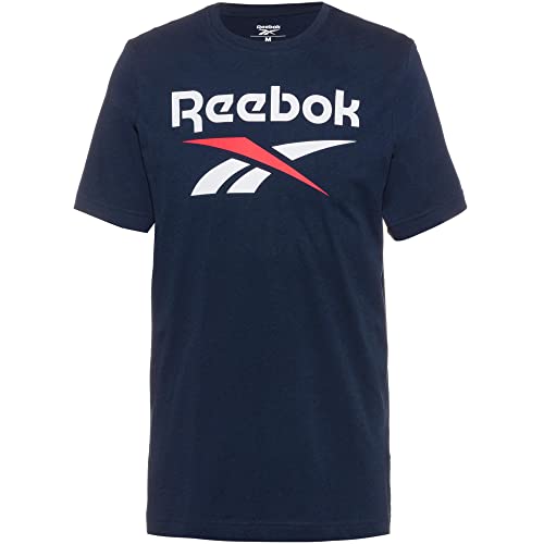 Reebok Identity Big Logo Camiseta, Hombre, Vector Navy/White/Vector Red, S