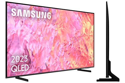 SAMSUNG TV QLED 4K 2023 65Q64C Smart TV de 65" con 100% Volumen de Color, Quantum HDR10+, Multi View, Q-Symphony y Modo Juego Panorámico con Barra de Juego 2.0.