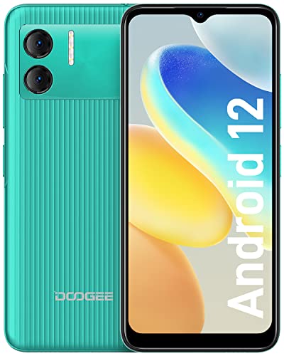 DOOGEE X98 Pro Teléfono Móvil Libre Andriod 12 4GB RAM+64GB ROM(Ampliado a 1TB), Pantalla 6.52" HD, Batería 4200mAh Smartphone, Cámara 12MP, Verde