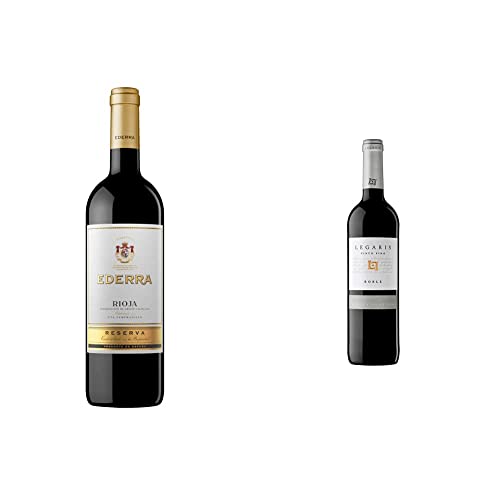 Ederra Reserva - Vino tinto DO Rioja, 100% Tempranillo - 75cl & Legaris Roble - Vino tinto DO Ribera del Duero, 100% Tempranillo - 75cl