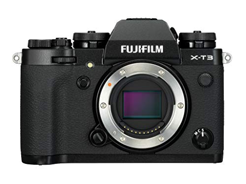 Fujifilm X-T3 - Cámara de objetivo intercambiable sin espejo, con sensor APS-C de 26,1 Mpx, video 4K/60p DCI, pantalla táctil, WIFI, Bluetooth, Negro