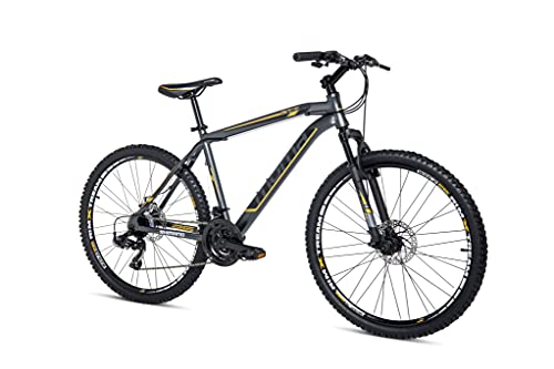 Moma Bikes Bicicleta Montaña GTT5.0 26", Aluminio, SHIMANO 24v, Doble Freno Disco, Suspensión Delantera (Varias Tallas)