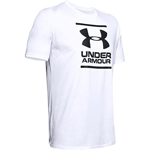 Under Armour Ua Gl Foundation Short Sleeve Tee, Camiseta Hombre, Blanco (white Black), L