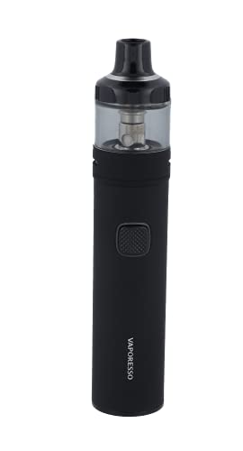 Vaporesso GTX GO 40 Pod Kit 1500mAh Cigarrillos Electrónicos Kit Completo,Sin Nicotina y Tabaco (Negro)