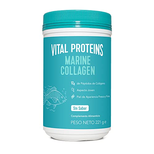 Vital Proteins Colágeno Marino en Polvo, Suplemento de Péptidos, Colágeno Hidrolizado, 221 g