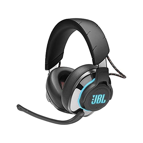 JBL Quantum 800 - Auriculares inalámbricos para juegos con cancelación activa de ruido y Bluetooth 5.0, color negro