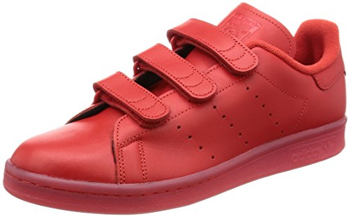 adidas Stan Smith CF, Zapatillas de básquetbol Unisex Adulto, Rojo, 36 2/3 EU