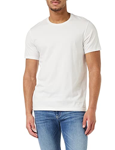 Calvin Klein S/S Crew Neck 3pk Camiseta, Black/White/Grey Heather, L (Pack de 3) para Hombre