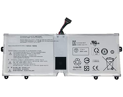 LBV7227E 2IC96/90/114 Reemplazo de la batería del portátil para LG gram 15Z90N 17Z90N gram 16 2-in-1 16T90P Series(7.74V 80Wh)