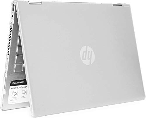 mCover Funda compatible solo con HP Pavilion X360 14-DYxxxx Series 2021~2022 convertible portátil 2 en 1 (no compatible con otros modelos HP), transparente