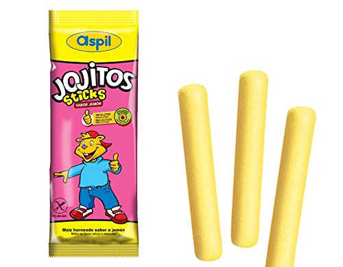 Aspil - Jojitos Sticks sabor Jamón, pack con 75 unidades