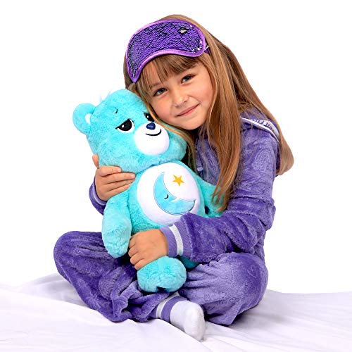 Care Bears - 22047 - Huggable Bedtime Bear 16' Plush-Age 4+ -Ideal for Girls, Multicolor