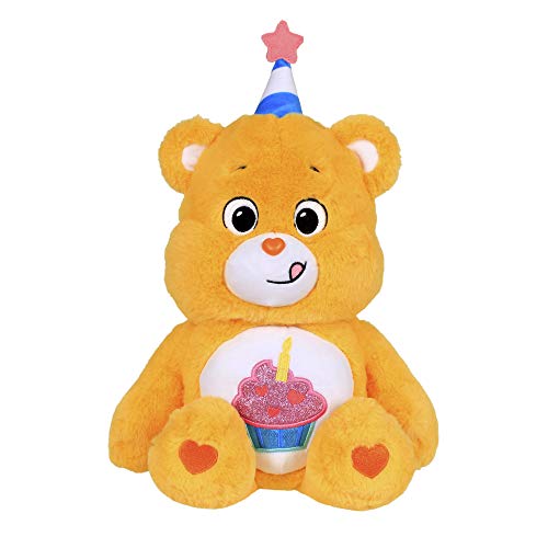 Care Bears - Oso de cumpleaños de 16 Pulgadas, Felpa perfumada, Material Suave abrazable, 16 Pulgadas