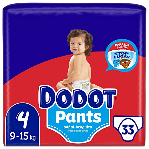 Dodot Pants Pañales Bebé, Talla 4, 33 Pañales