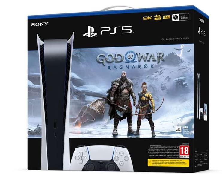 Playstation 5 Digital Consola + God of War Ragnarök