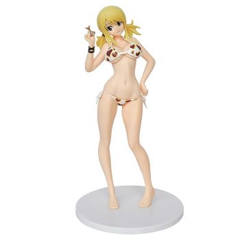 Bañador de cola de hada para adultos, figuras de acción de Lucy Heartfilia, Bikini Sexy, Figura de Anime, muñeca modelo, regalos de Figura, juguetes para adultos, 24cm