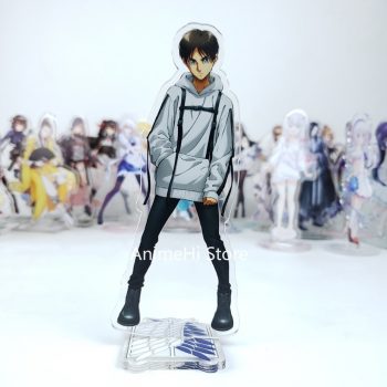 Em Estoque Bandai-Figura DE ACCIÓN DE Attack on Titan Levi Ackerman, modelo de colección, estatua de PVC, juguetes originales