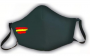 Mascarilla Bandera de España verde Guardia Civil